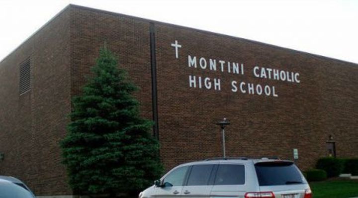 Front of Montini Catholic High School