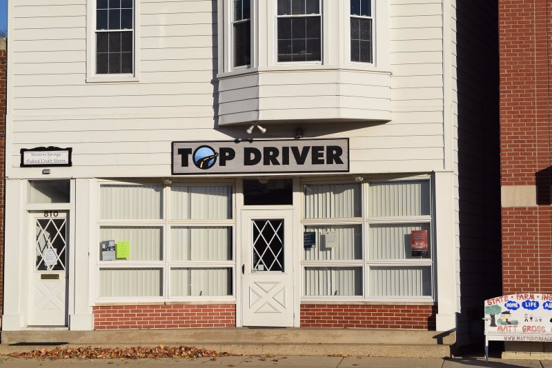 Western Springs, IL Top Driver Location, outside of building