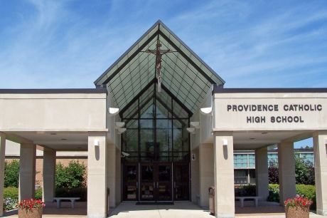 Front of Providence Catholic High School