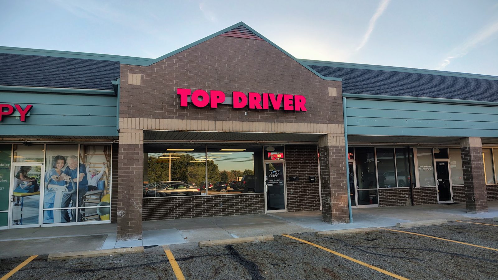 Top Driver North Canton driving school storefront